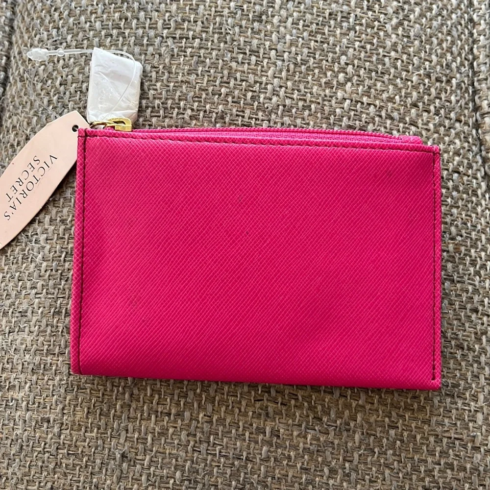 NWT - Victoria's Secret Keychain Coin Pouch & Card Holder in Hot Pink